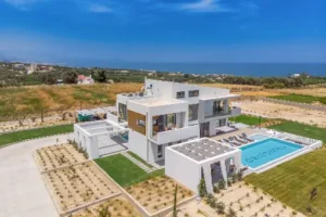 Magnificent Contemporary Villa in Rethymno with Invigorating Pool and Fitness Area from VILLAWAY®